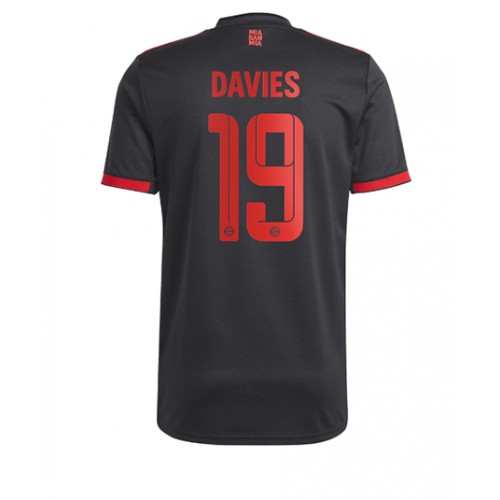 Fotbalové Dres Bayern Munich Alphonso Davies #19 Alternativní 2022-23 Krátký Rukáv